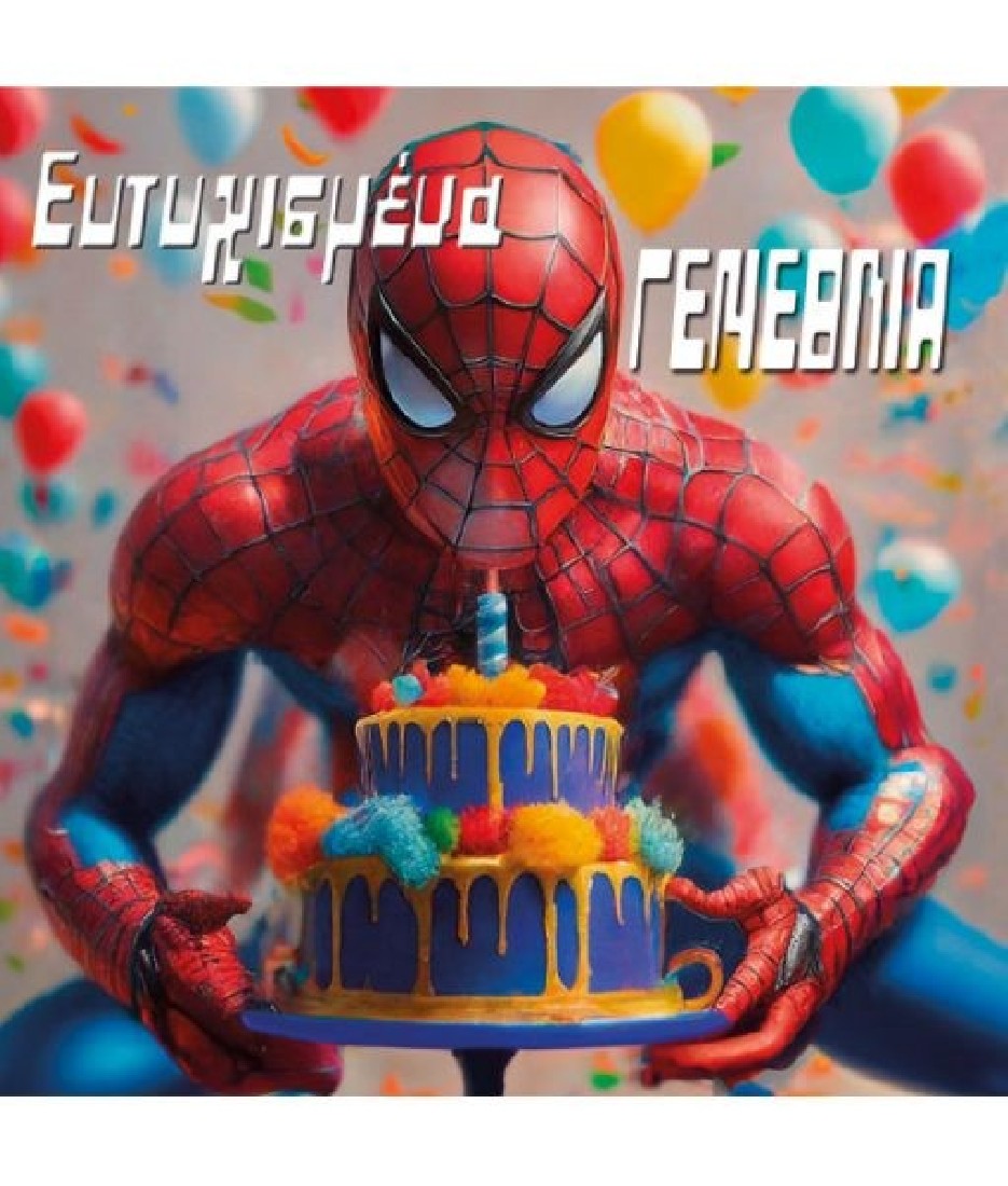 Ευχετήρια κάρτα γενεθλίων - Ευχές στο τετράγωνο Alta Karta