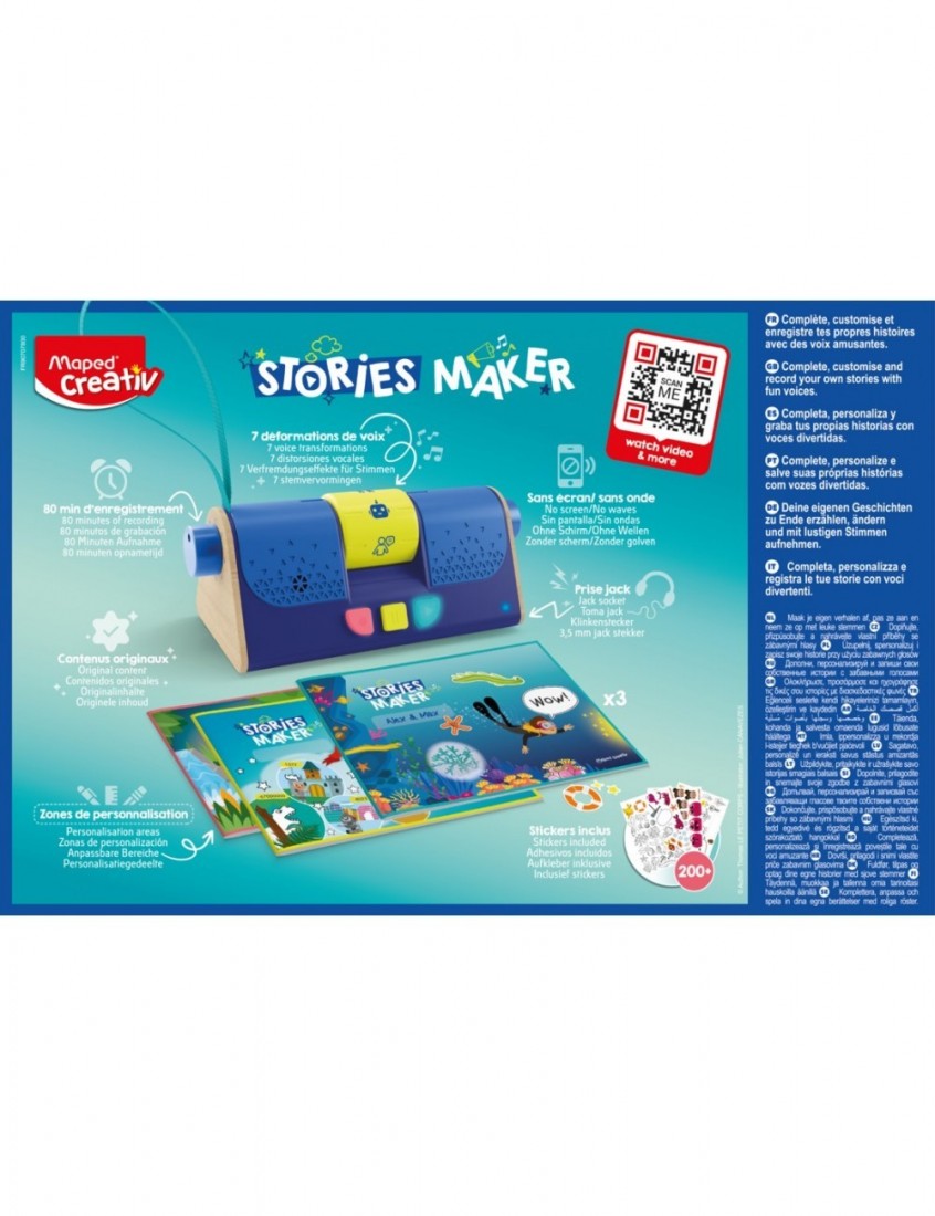 Δημιουργός ιστοριών με ζωγραφική & αυτοκόλλητα 907078 Maped Creative.