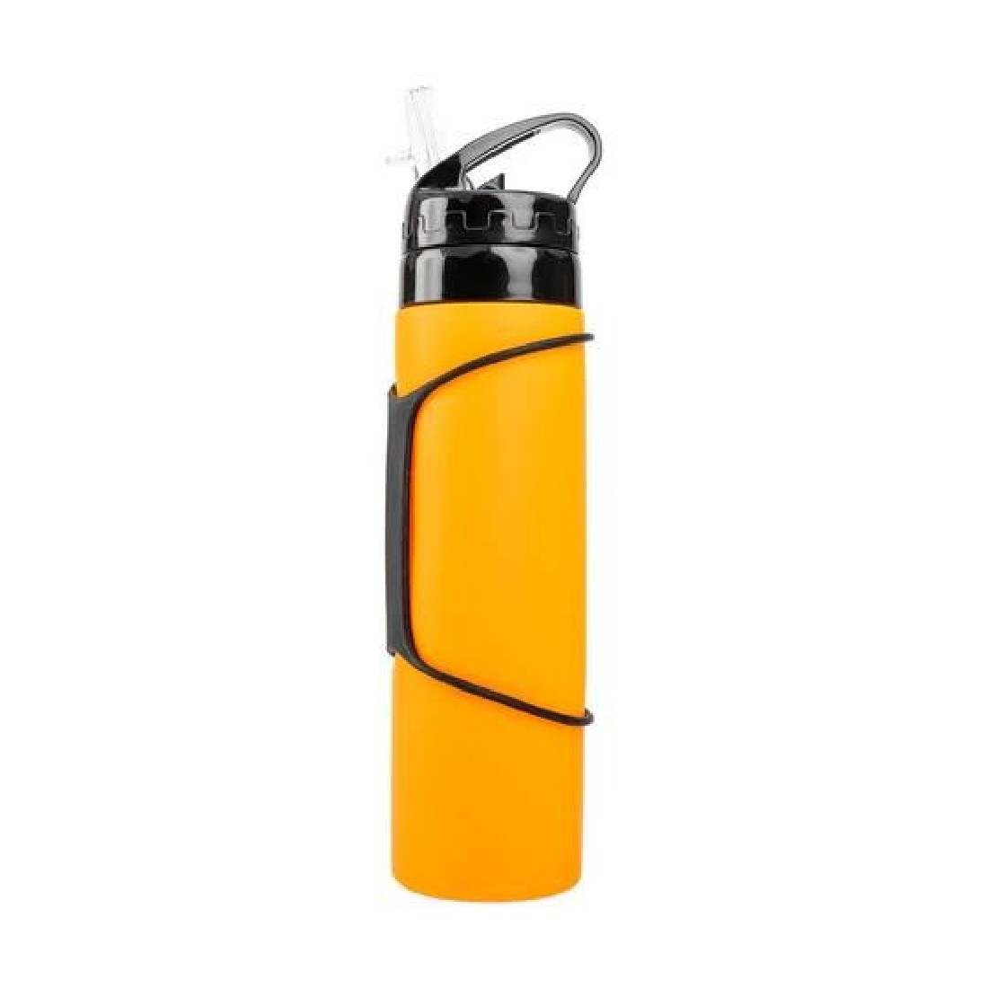 Collapsible Water Bottle Orange 32191 Mad Man