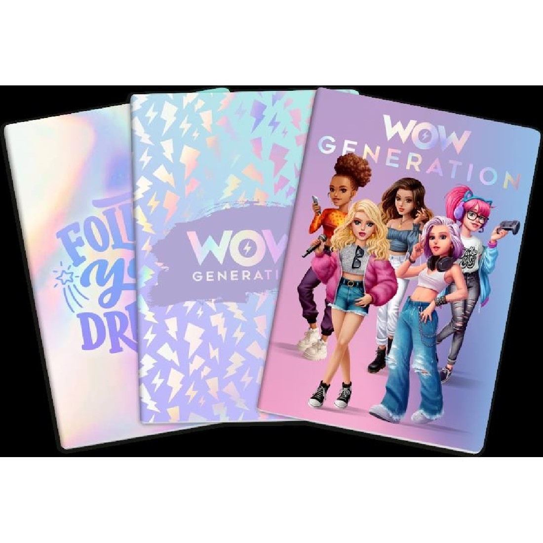 Set 3 Notebooks 86696 Wow Generation