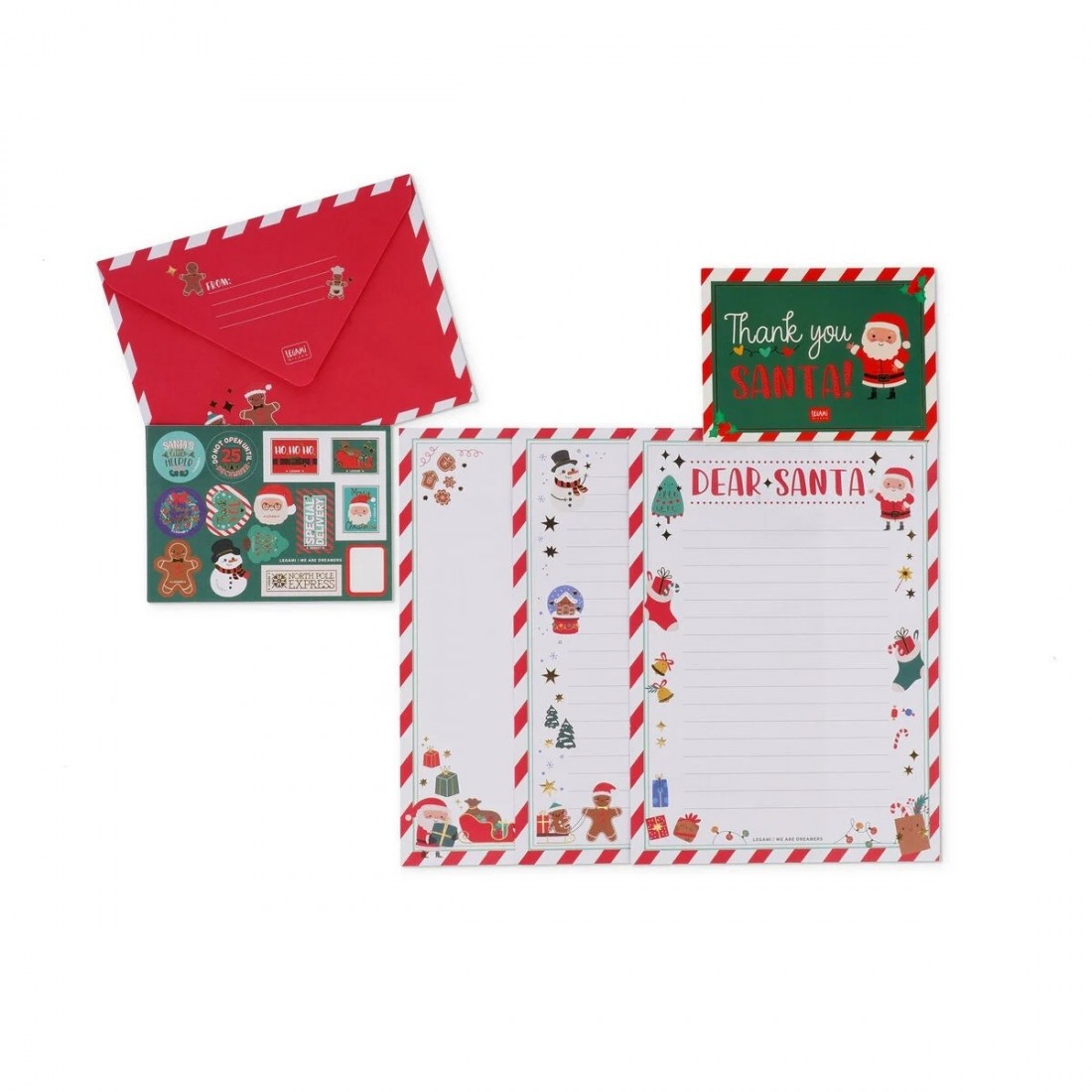 Dear Santa Claus Letter Kit Legami
