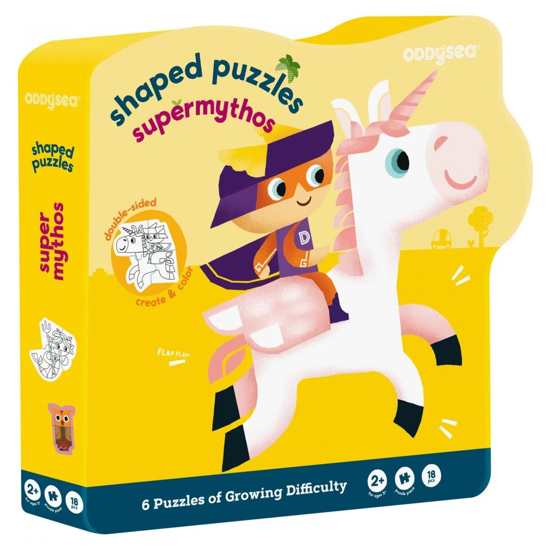 Shaped Puzzles Supermythos 28446 Oddy at sea.