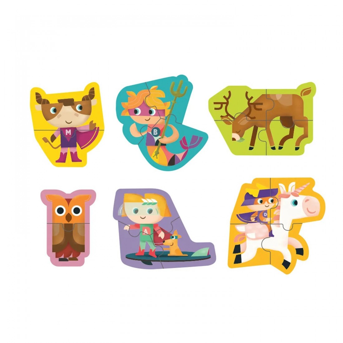 Shaped Puzzles Supermythos 28446 Oddy at sea.