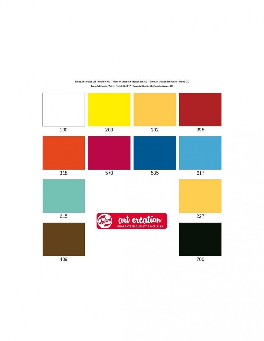Soft Pastels Σετ Κηρομπογιές Ξηροπαστέλ 12τμχ Royal Talens