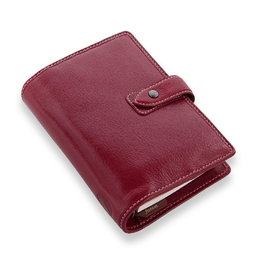 Filofax Organiser Personal Lockwood Burgundy 021704