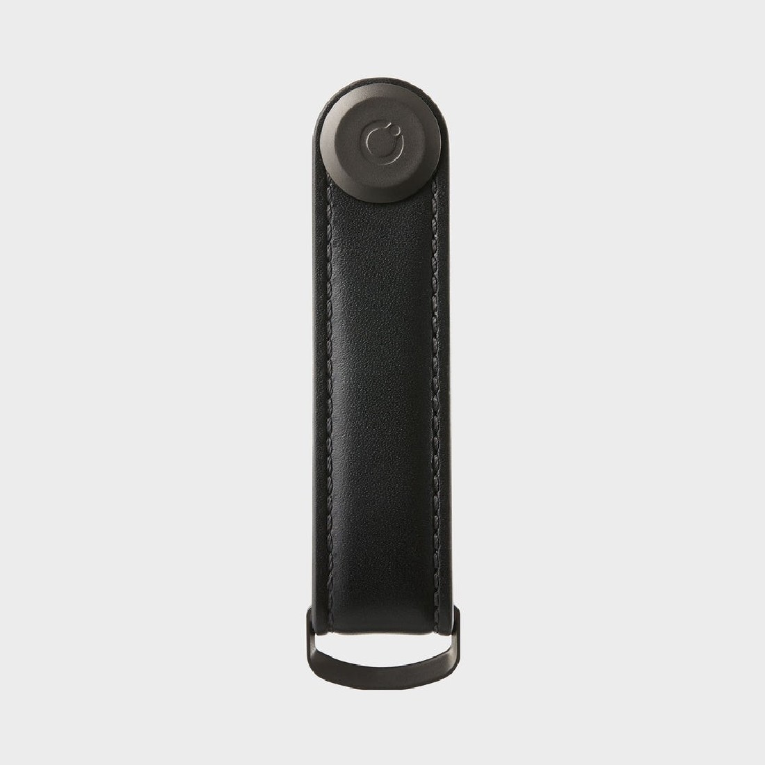 Orbitkey Key Organizer Leather Black with Black Stiching LTHO-2-BKBKBK