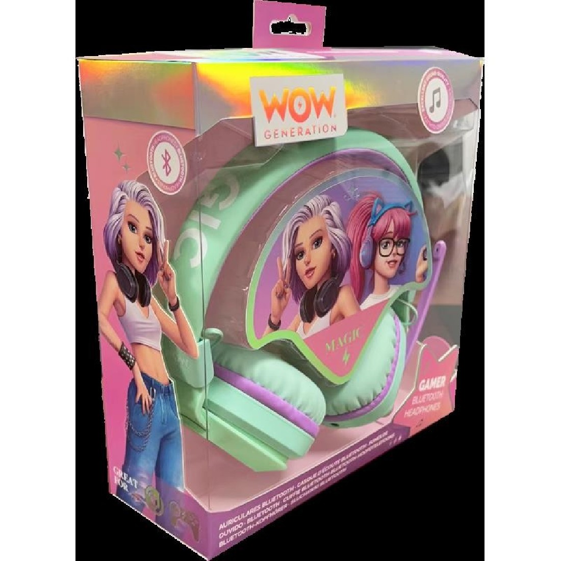 Gamer Wireless Headphones 86720 Wow Generation.