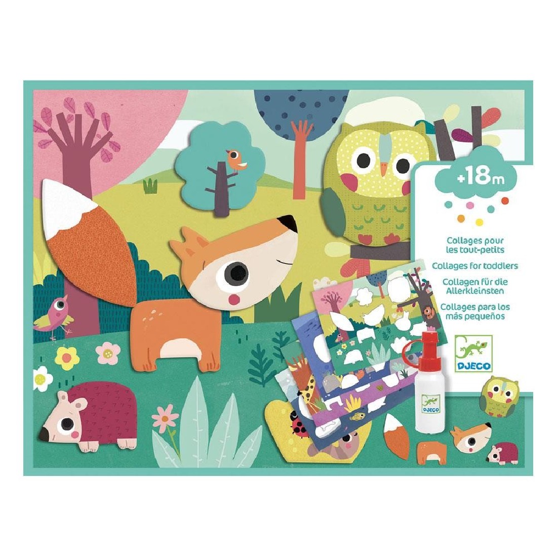 Το πρώτο μου κολάζ +18 μηνών Ζωάκια 09874 Djeco