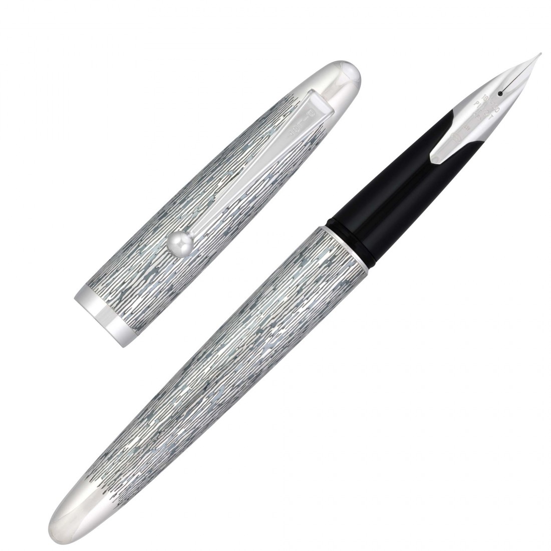 Pilot Silvern Tsumugi 18k fountain pen,  FK-5MS-TU