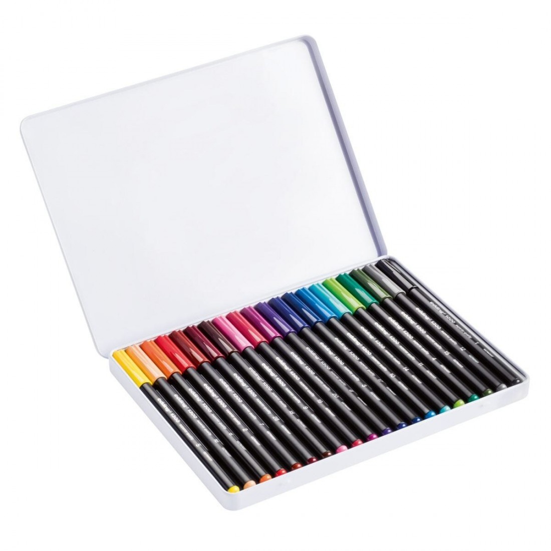 Σετ Μαρκαδόροι σε μεταλλική θήκη 20 τμχ  Ν1300 Edding