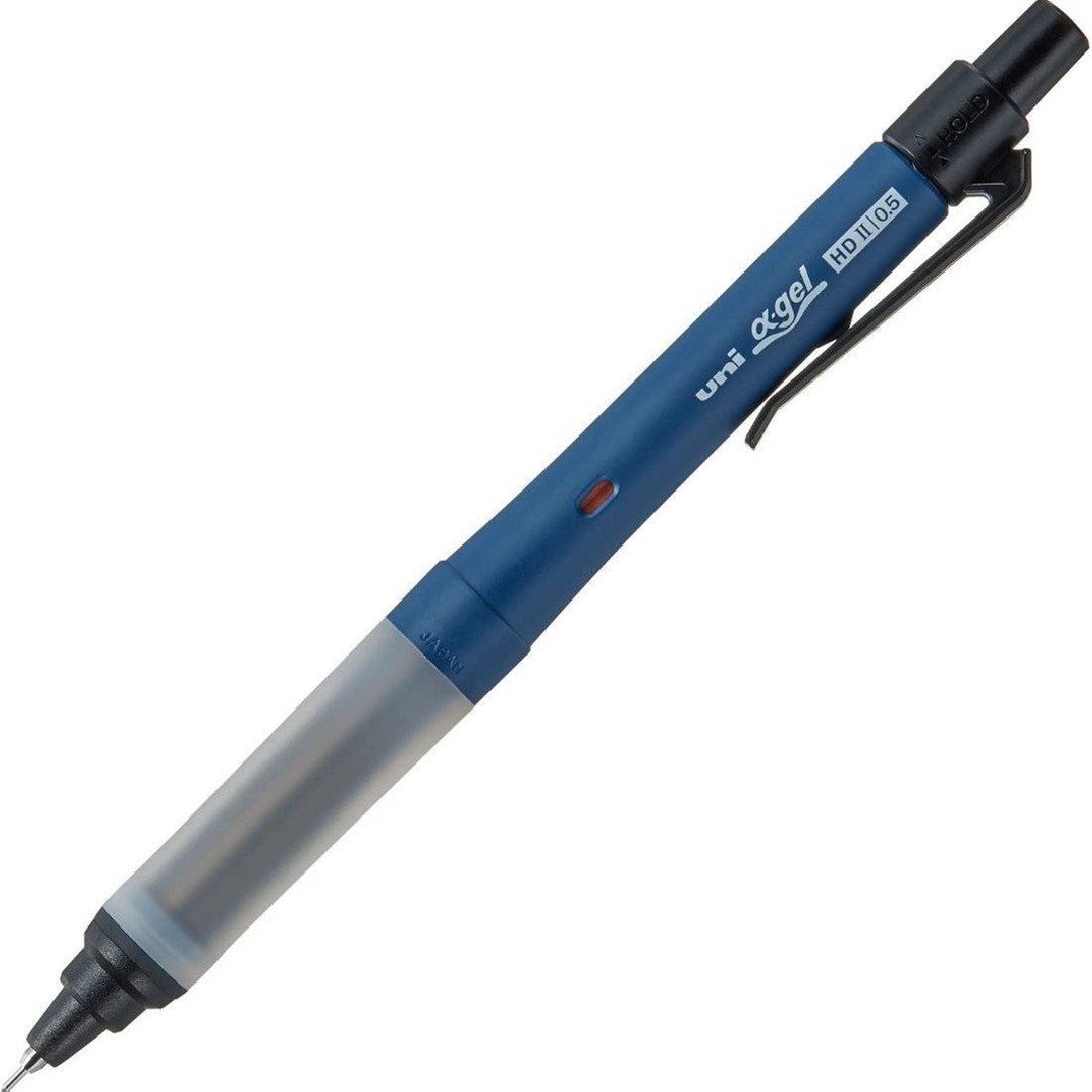 Uni Kurutoga Alpha Gel Switch 0.5mm Mechanical Pencil, Navy M5-1009GG 1P.9