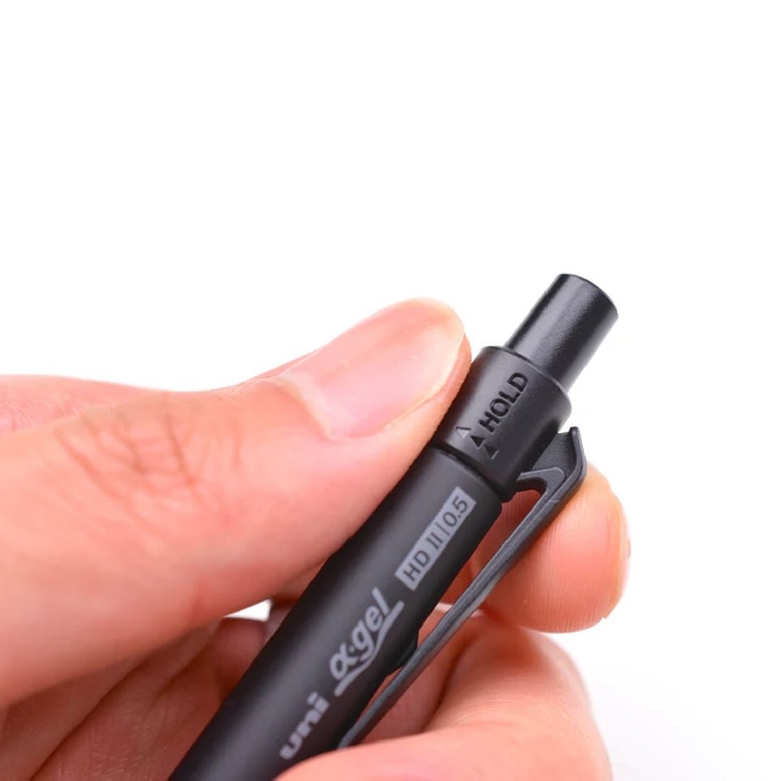 Uni Kurutoga Alpha Gel Switch 0.5mm Mechanical Pencil, Black M5-1009GG 1P.24