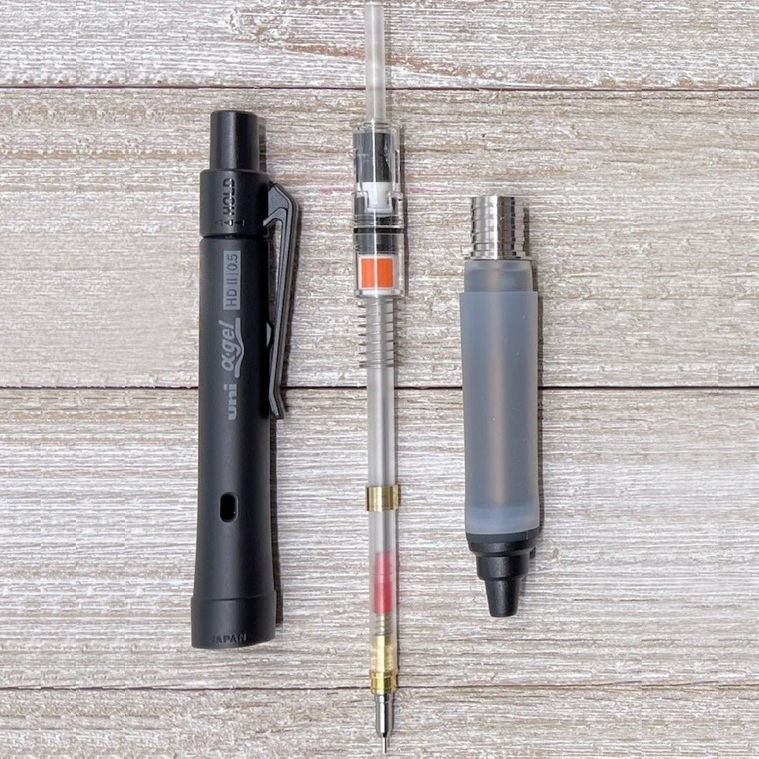 Uni Kurutoga Alpha Gel Switch 0.5mm Mechanical Pencil, Black M5-1009GG 1P.24