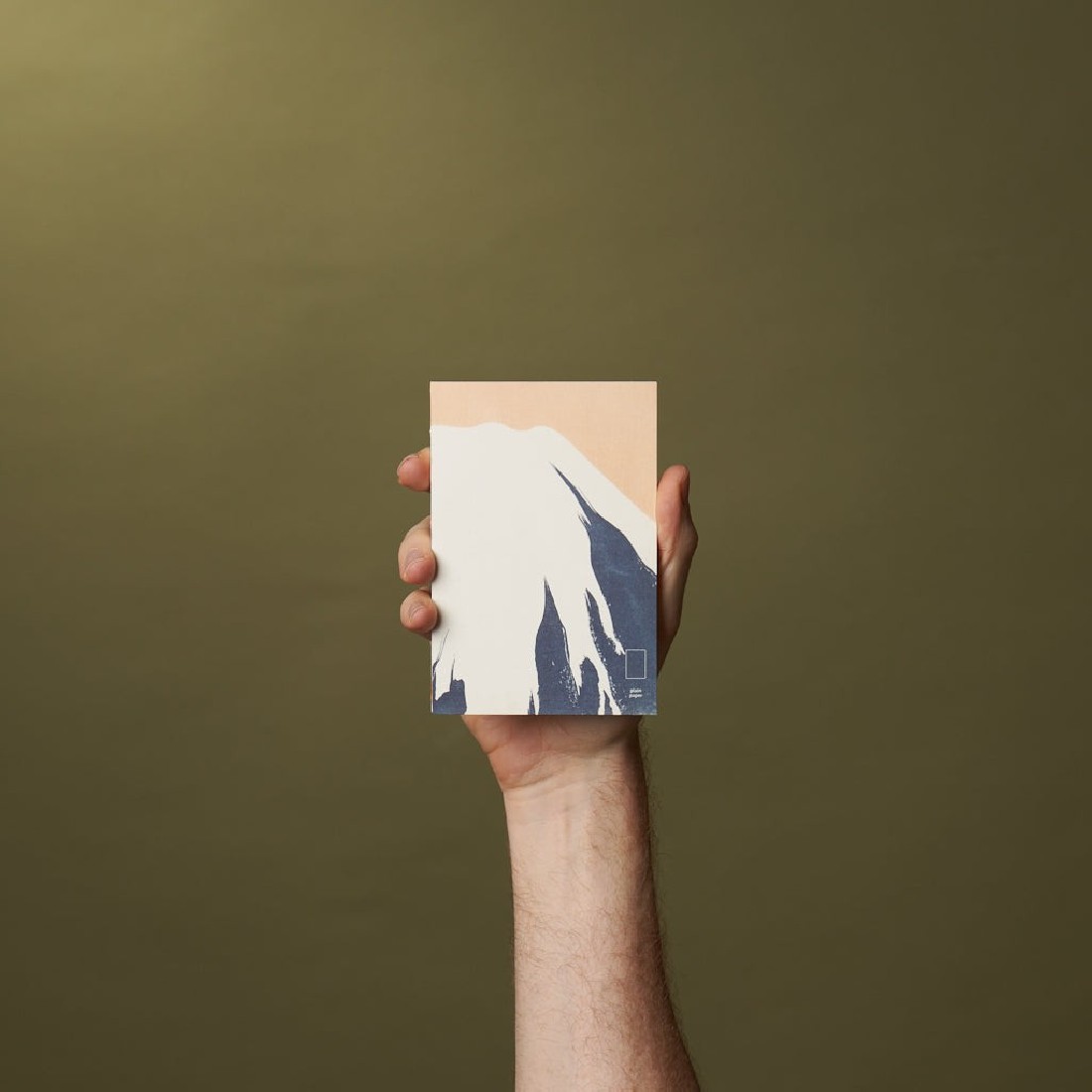 Paper Republic pocket 9,5x14cm book plain refill x The Dybdahl Co. the imposing Mt. Fuji