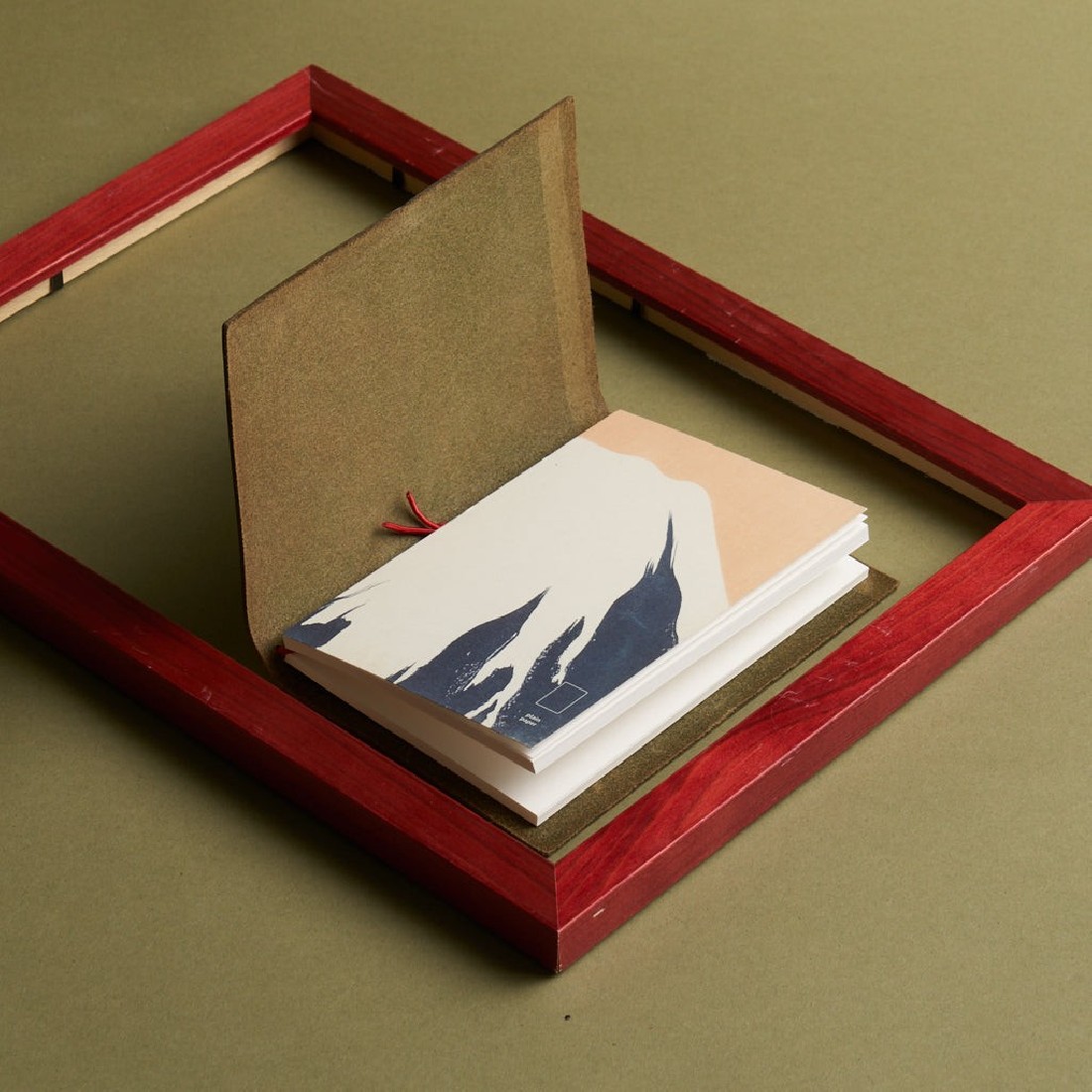 Paper Republic pocket 9,5x14cm book plain refill x The Dybdahl Co. the imposing Mt. Fuji