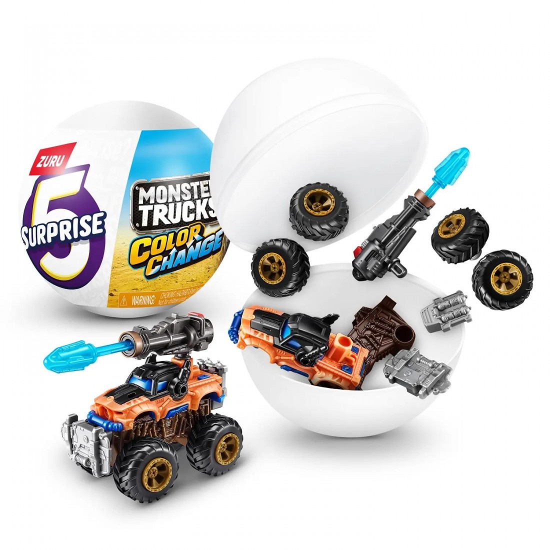Μινιατούρα Συλλεκτικό Surprise Monster Trucks 77594 Zuru Ψυχογιός