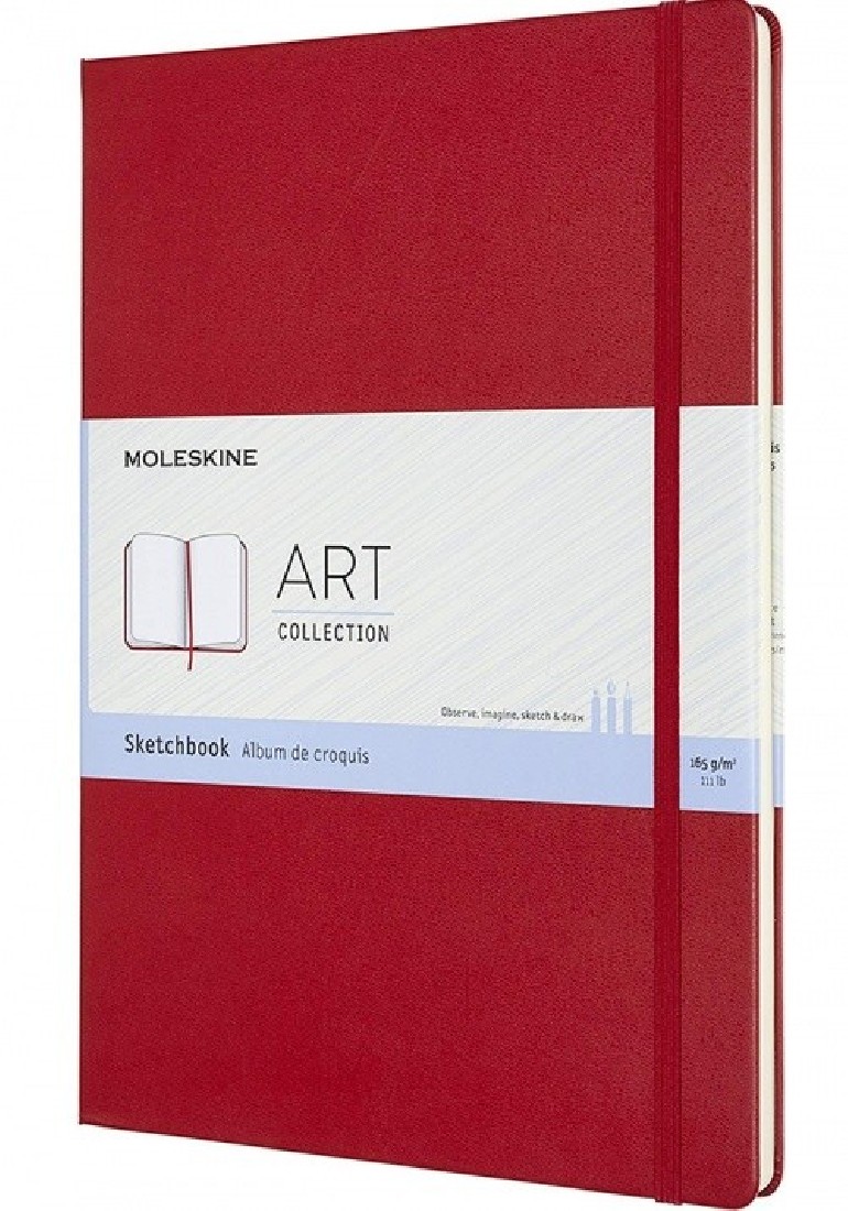 Notebook A3 Sketchbook Red Hard Cover Moleskine