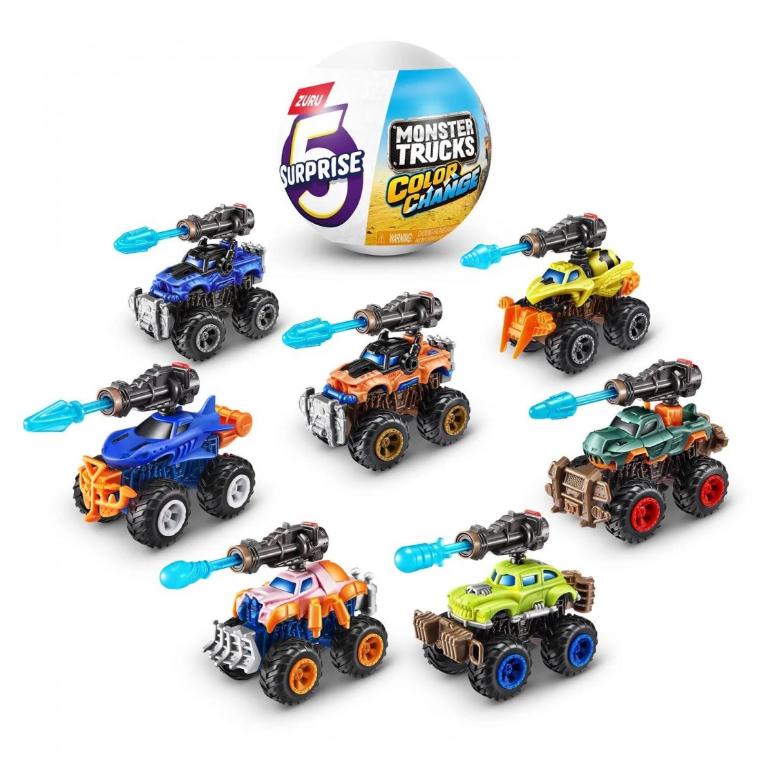 Μινιατούρα Συλλεκτικό Surprise Monster Trucks 77594 Zuru Ψυχογιός
