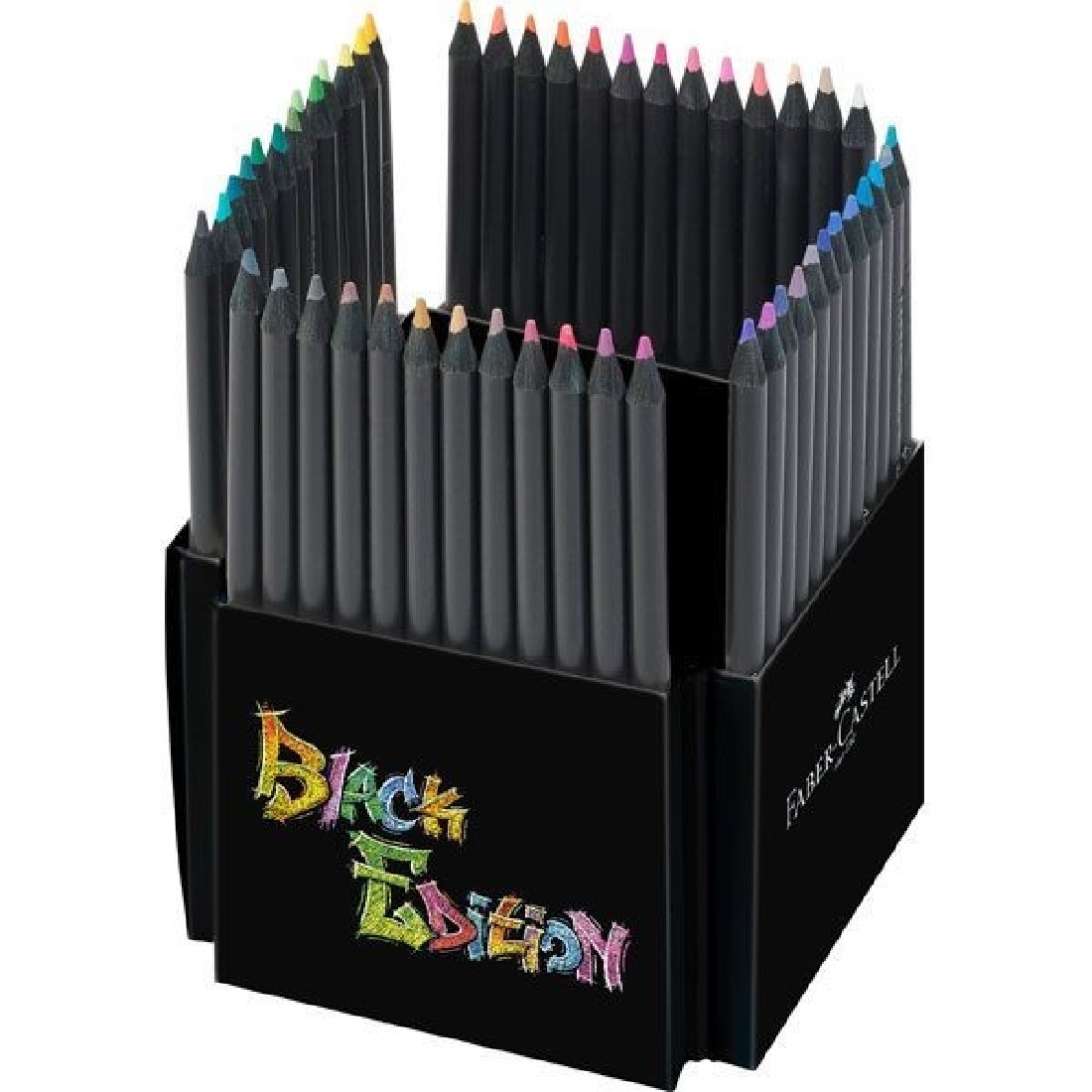 Faber Castell Colour Pencils Black Edition 116450  cardboard wallet of 50