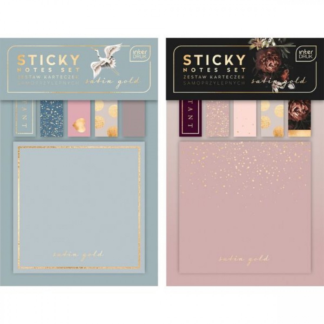 Χαρτάκια Satin Gold 100τ 12x45mm 20τμχ Interdruk