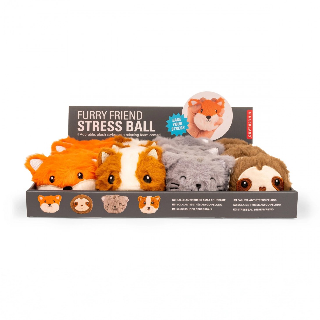 Furry Friends Stress Balls SB04-A Kikkerland
