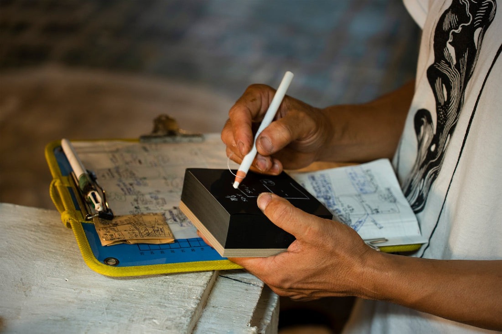 Ito Bindery Memo Block Black Small 107 x 107 mm M-107-BK