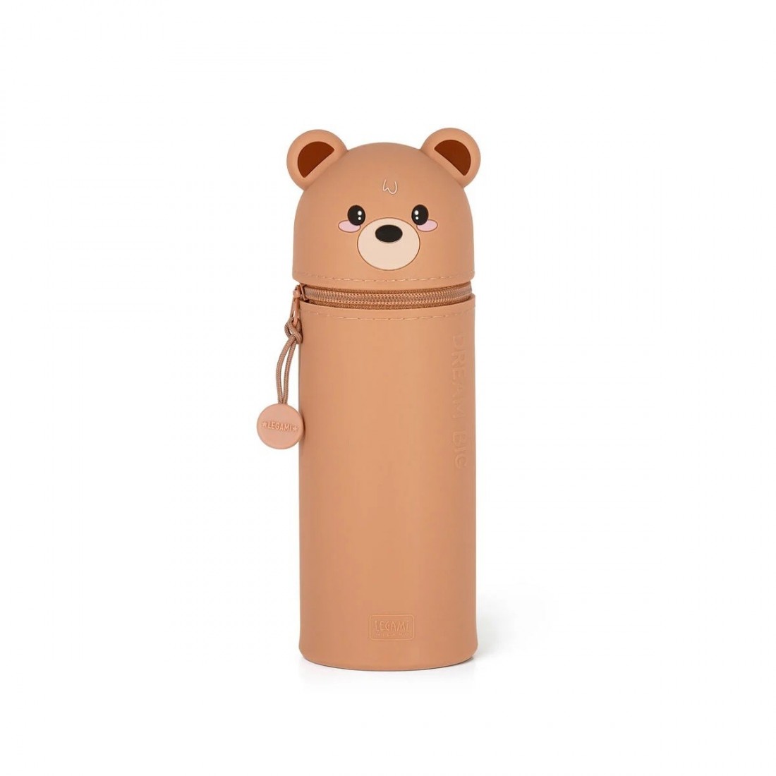 2 in 1 Soft Silicone Pencil Case  - Teddy Bear - Kawaii- Legami