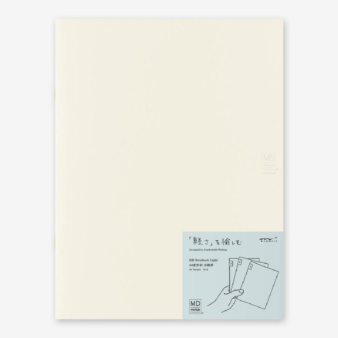 Midori MD Notebook Light A4 Variant Grid 3pcs pack 15308006