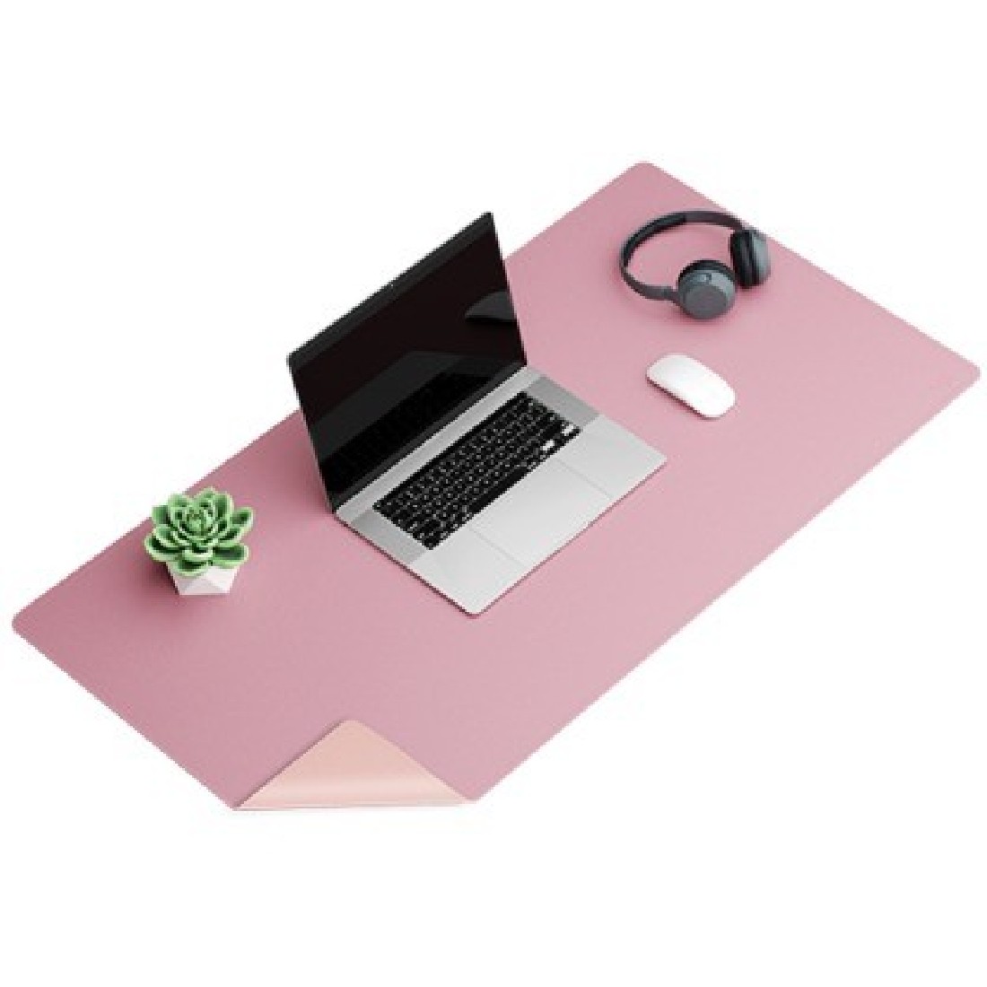 Σουμέν γραφείου( desk pad)  45χ90cm Αδιάβροχο διπλής όψης, light rose/dark rose, 2-700-01 SAX