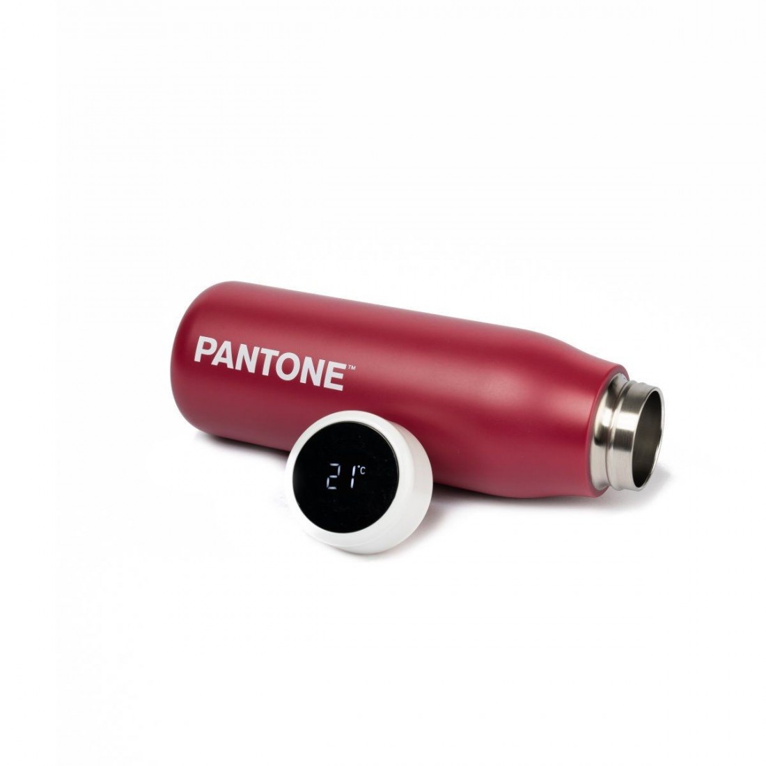 Παγούρι Θερμός Ανοξείδωτος 500ml με ψηφιακή οθόνη αφής Dark Pink 84038841 Pantone