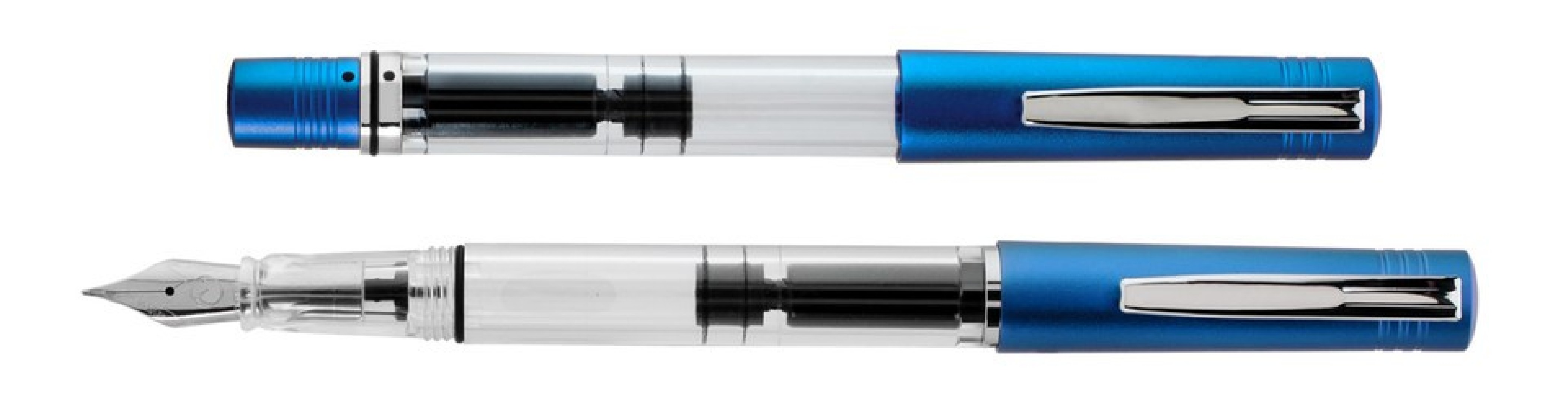 Monteverde USA MP1 Collectible Lock-It Piston Technology Fountain Pen Bright blue MV32112