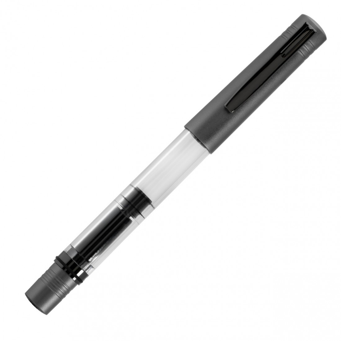 Monteverde USA MP1 Collectible Lock-It Piston Technology Fountain Pen Coal Grey MV32123
