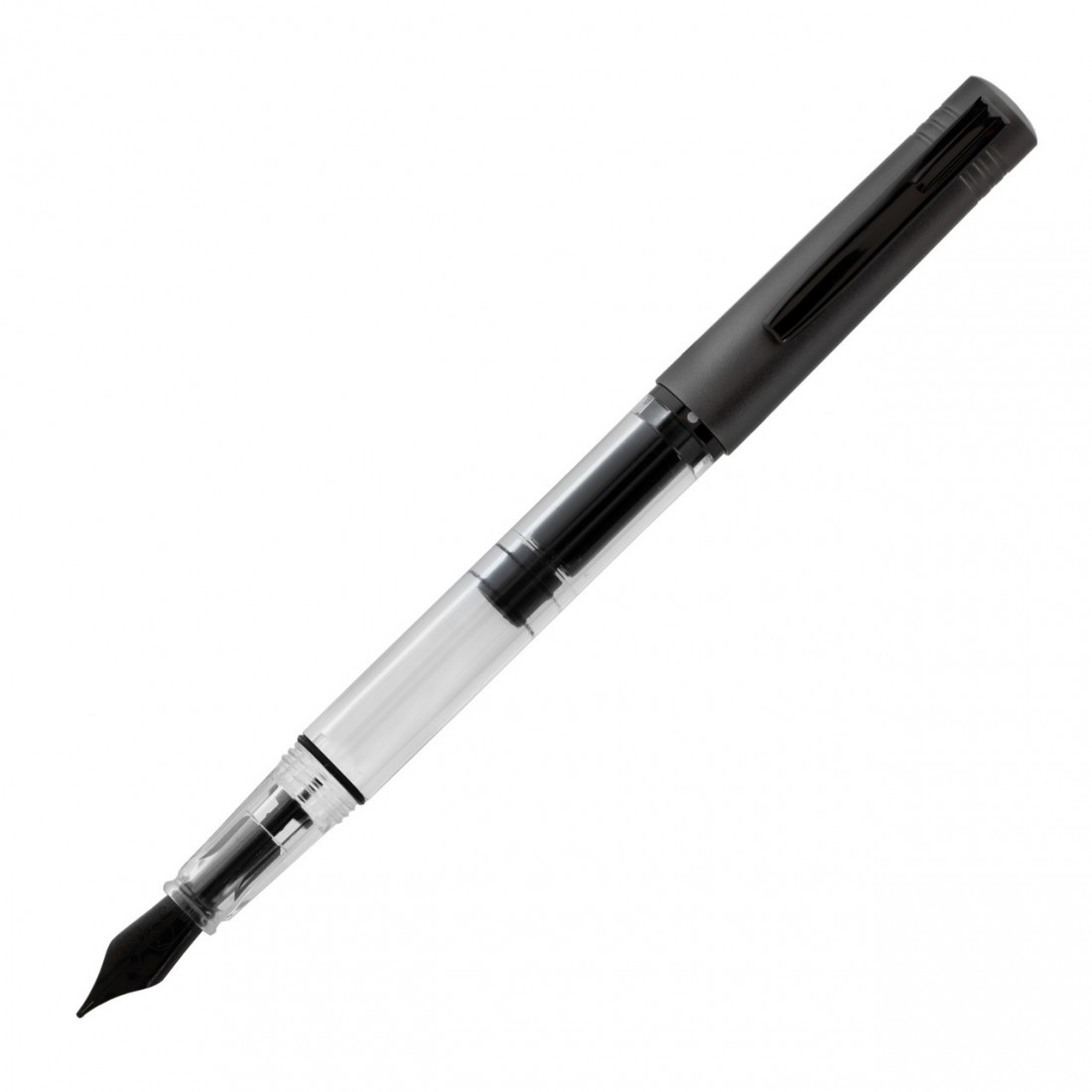Monteverde USA MP1 Collectible Lock-It Piston Technology Fountain Pen Coal Grey MV32123