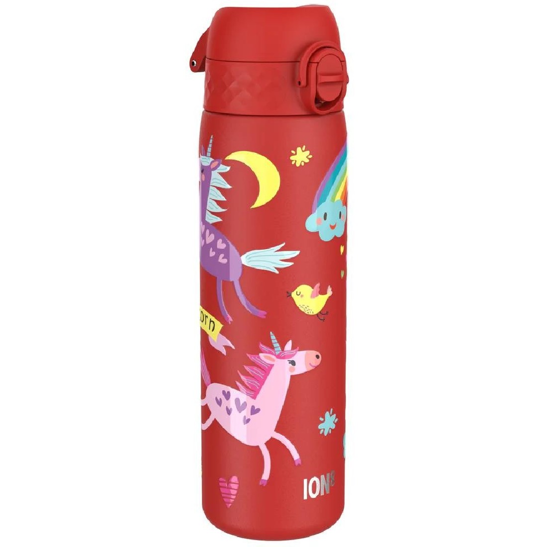 Παγούρι μεταλλικό 600ml Unicorns Red ION8