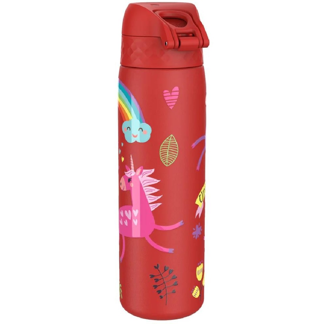 Παγούρι μεταλλικό 600ml Unicorns Red ION8