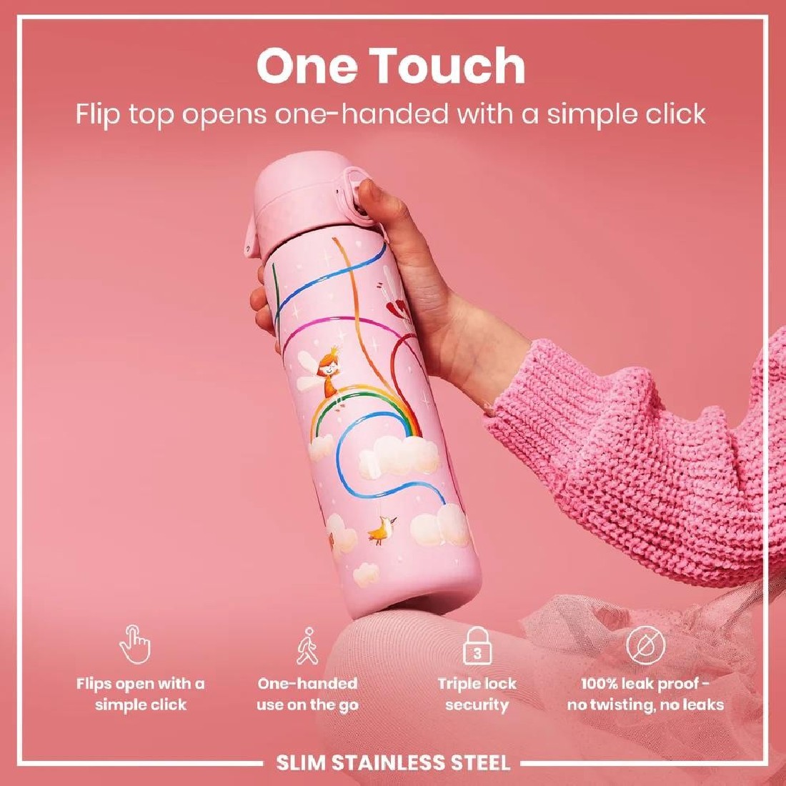 Παγούρι μεταλλικό 600ml Fairy ION8