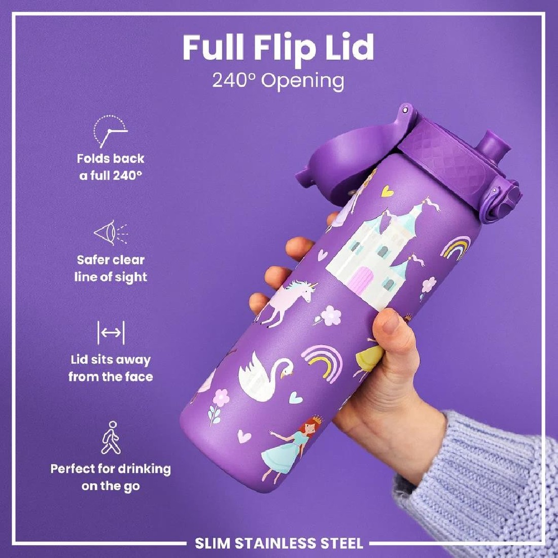 Παγούρι Μεταλλικό Θερμός 500ml Princess ION8