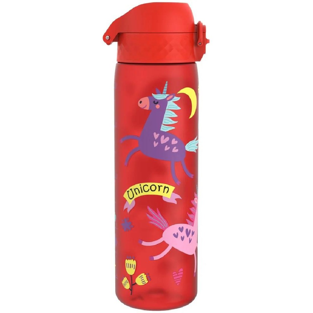 Παγούρι πλαστικό Slim 500ml Unicorns Red ION8