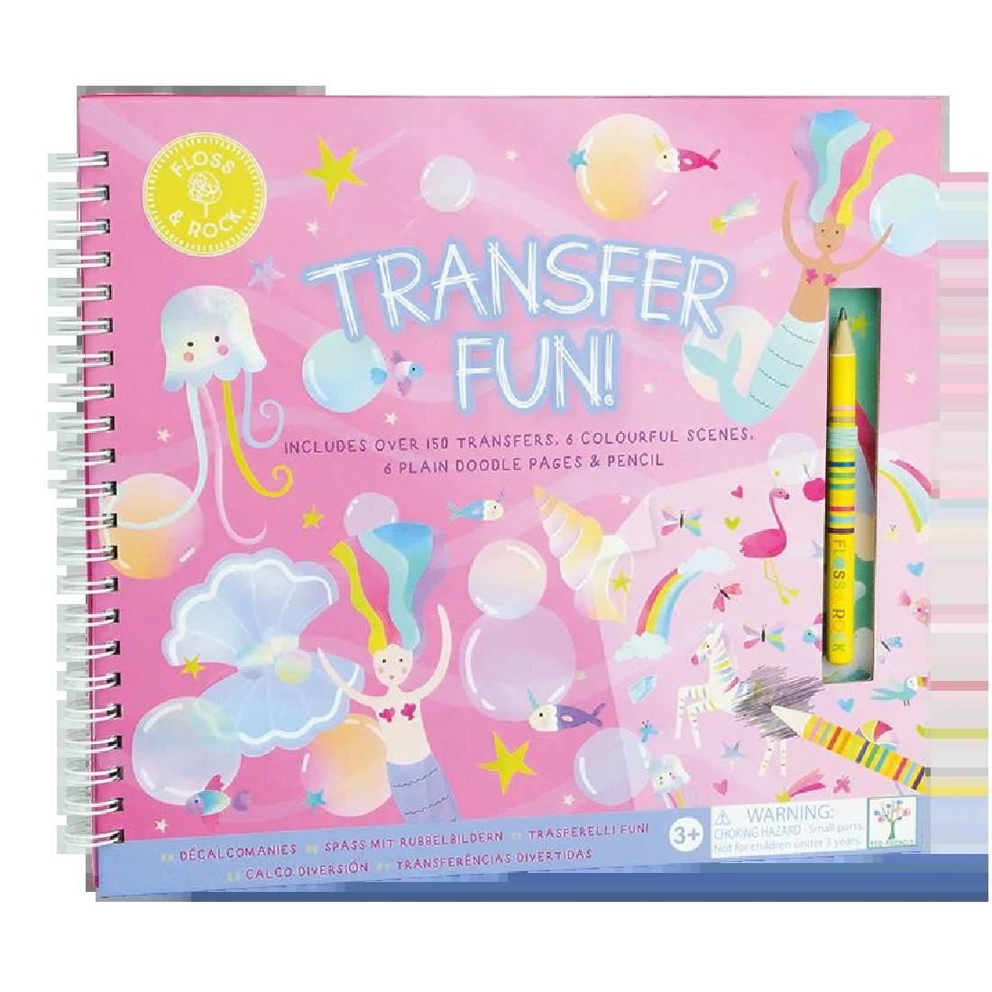 Μπλοκ με χαλκομανίες Fantasy 50P6146 Floss & Rock