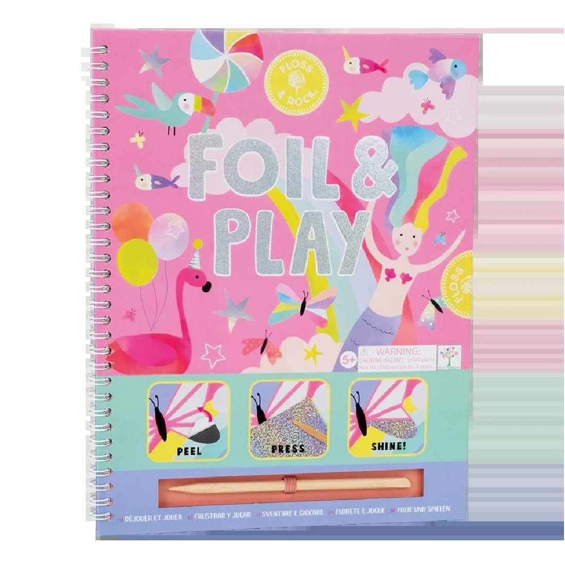 Μπλοκ χειροτεχνείας Foil & Play Fantasy 49P6047 Floss & Rock