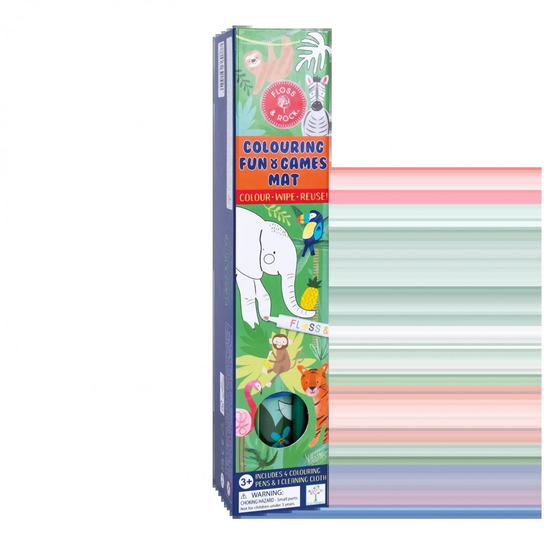 Ρολό ζωγραφικής και δραστηριοτήτων Jungle 49P6077 Floss & Rock