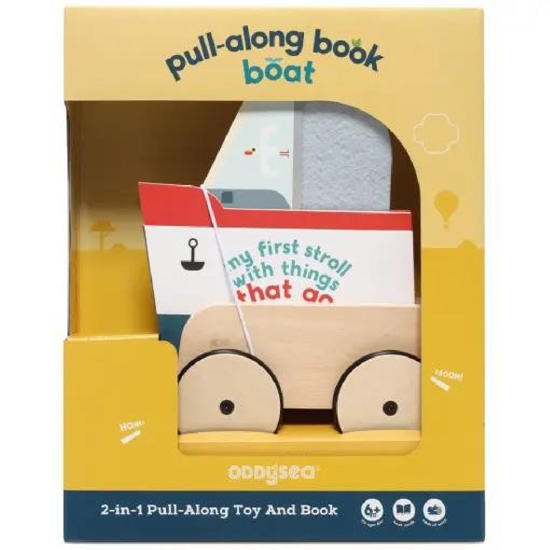 Εκπαιδευτικό παιχνίδι Συρόμενο Βιβλίο Καράβι 28478 Oddy at sea