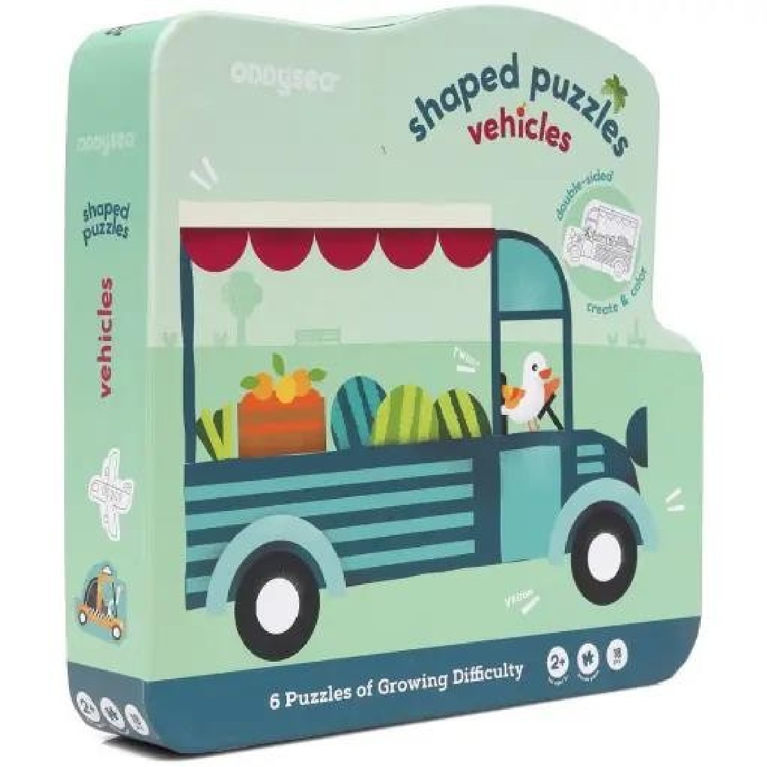 Shaped Puzzles vehicles 28447 Oddy at sea.