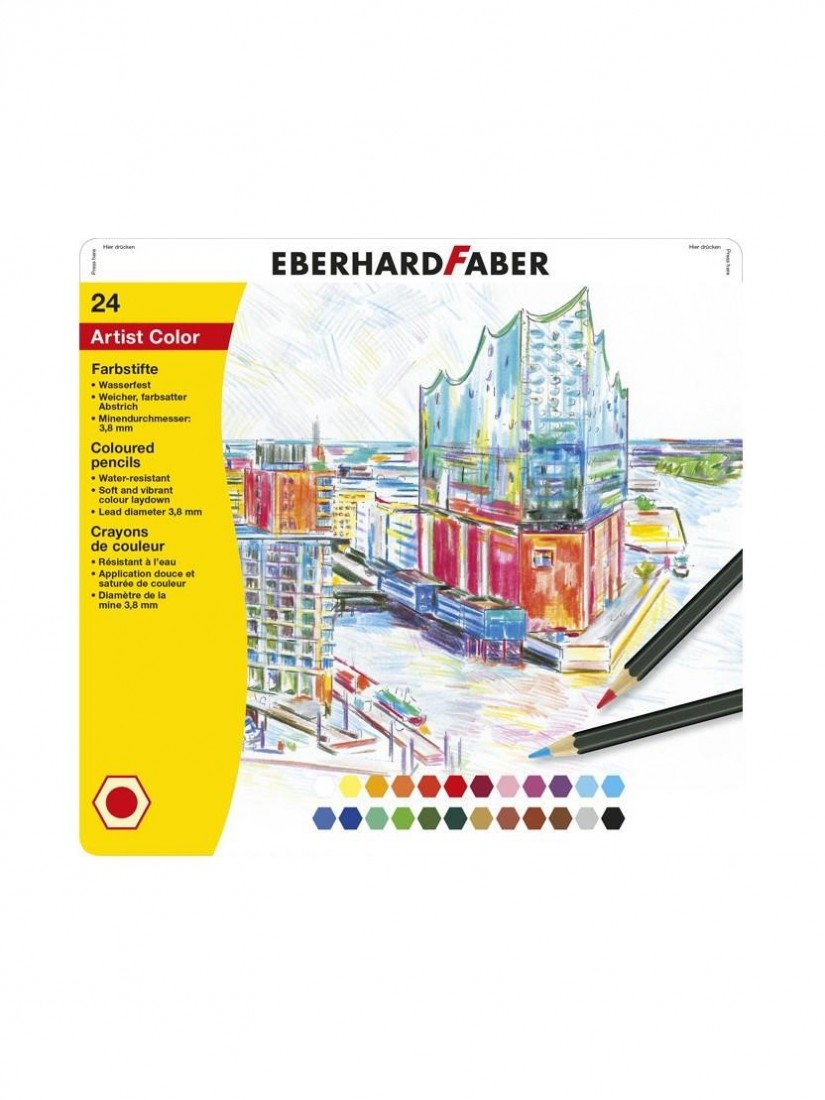 Σετ ξυλομπογιές Polycolor 24 χρώματα Ν516124 Eberhard Faber