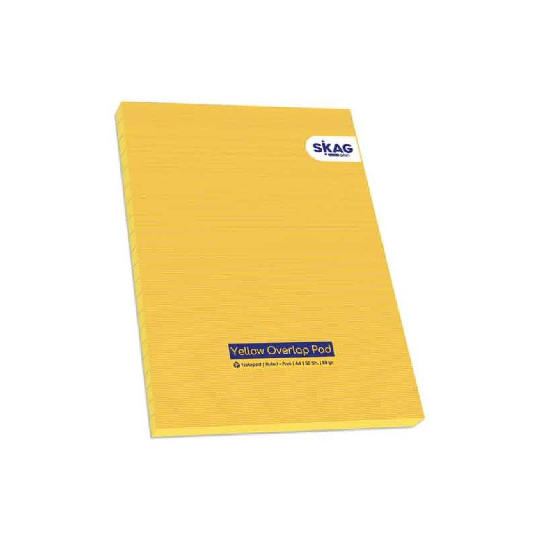 Μπλοκ Γραφής Overlap  Κίτρινο Κολλητό 145022 Skag