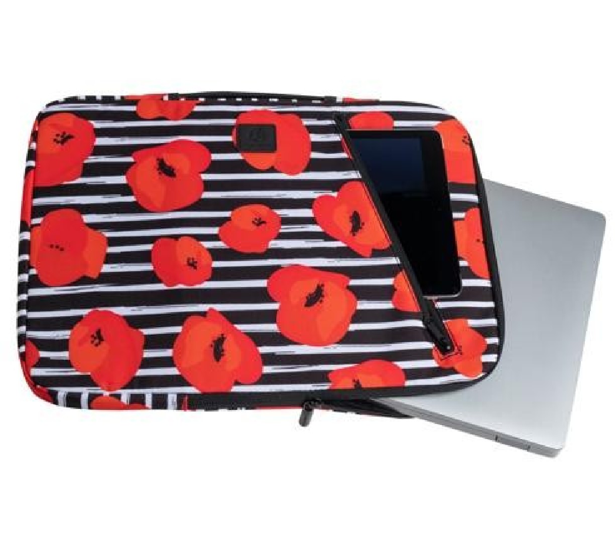 Τσάντα 2 θέσεων με φερμουάρ για Laptop 15-16 17313Ε Poppy Exacompta