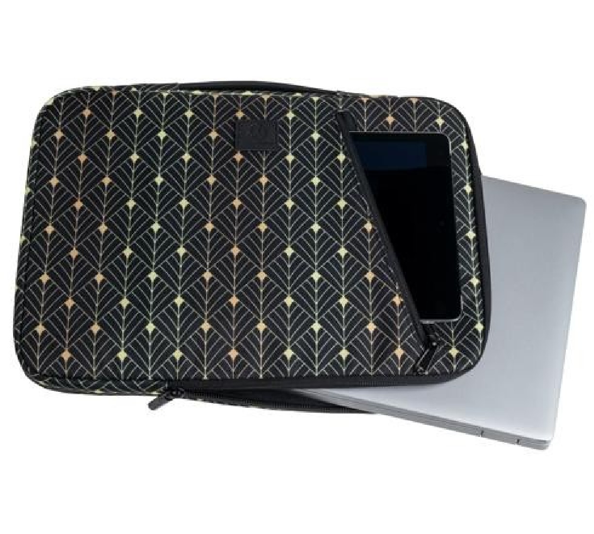 Τσάντα 2 θέσεων με φερμουάρ για Laptop 15-16 17316Ε Neodeco Exacompta