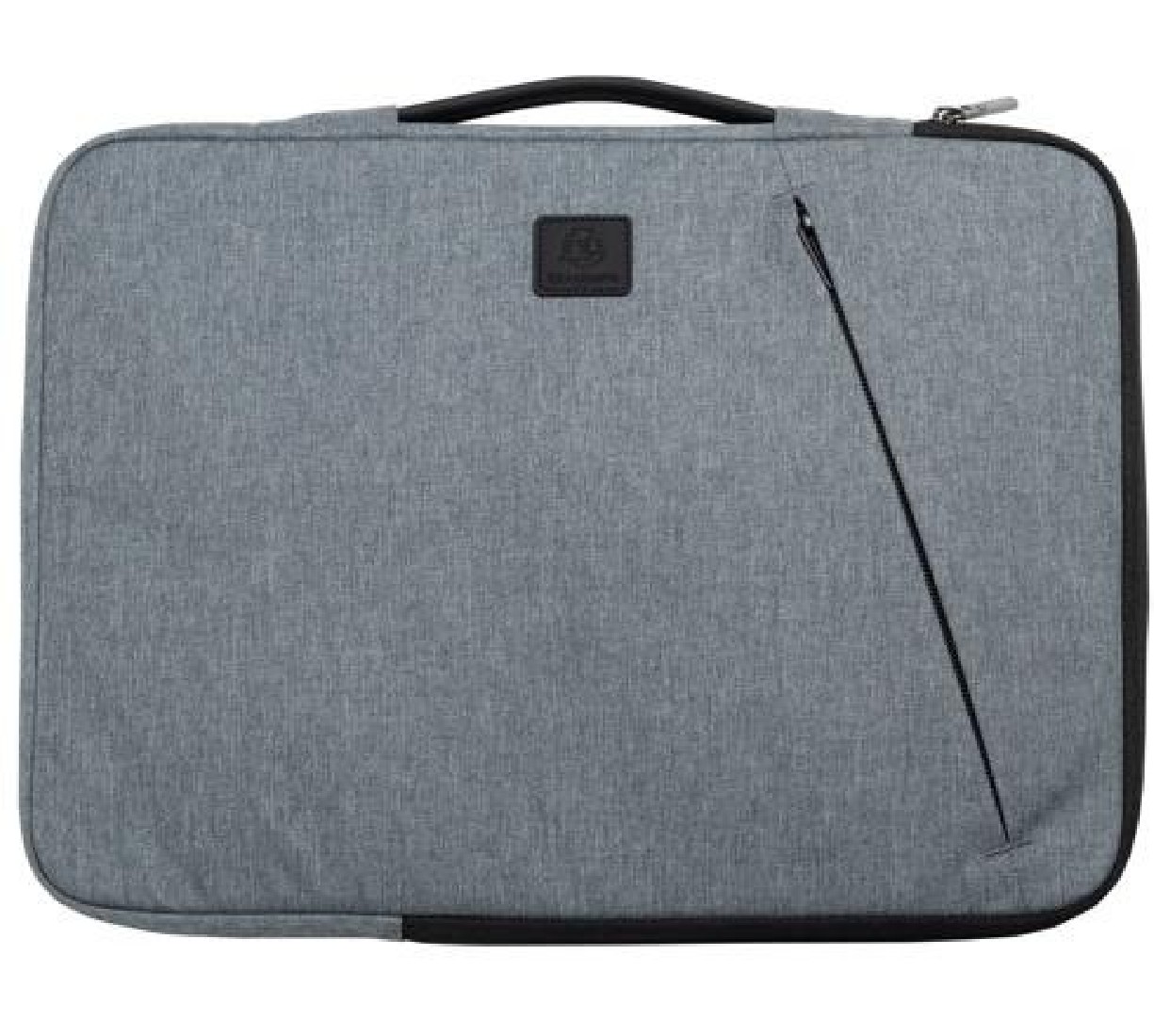 Τσάντα γκρι 2 θέσεων με φερμουάρ για Laptop 15-16 17144Ε Grey Exacompta