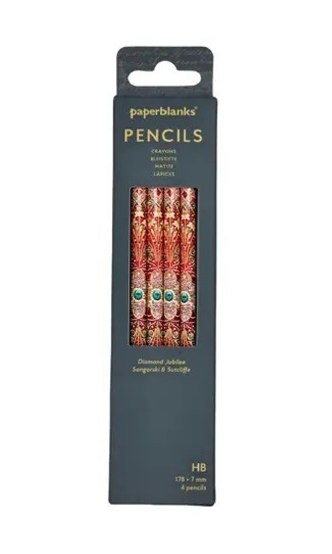 Paperblanks pencils set of 4 Diamond Jubilee