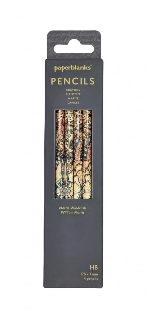 Paperblanks pencils set of 4 Morris Windrush